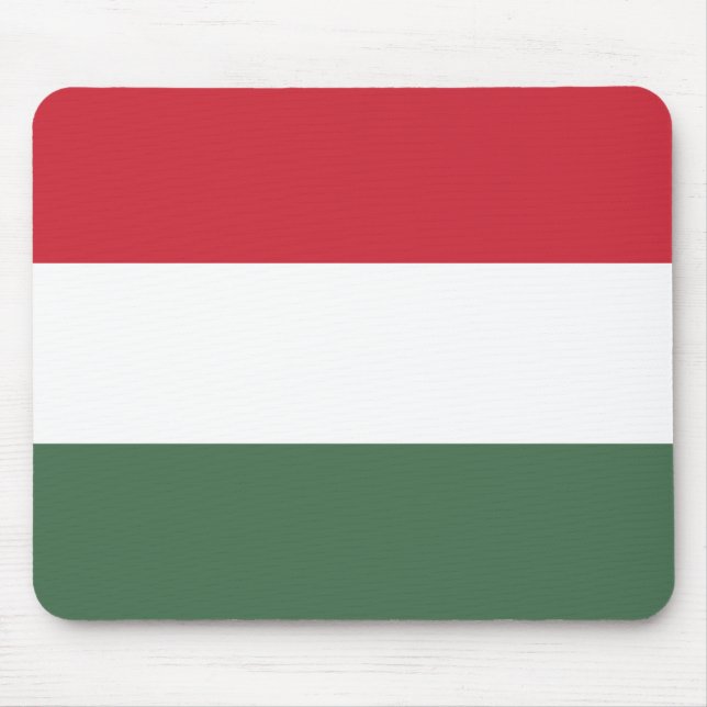 Ungarn-Flagge Mousepad (Vorne)