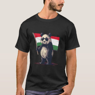 Ungarn-Flagge Panda-Bär Ungarische Wurzeln Ungaris T-Shirt