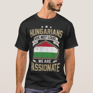 Ungarn Flagge Passionierte Ungarn Mädchen und Frau T-Shirt