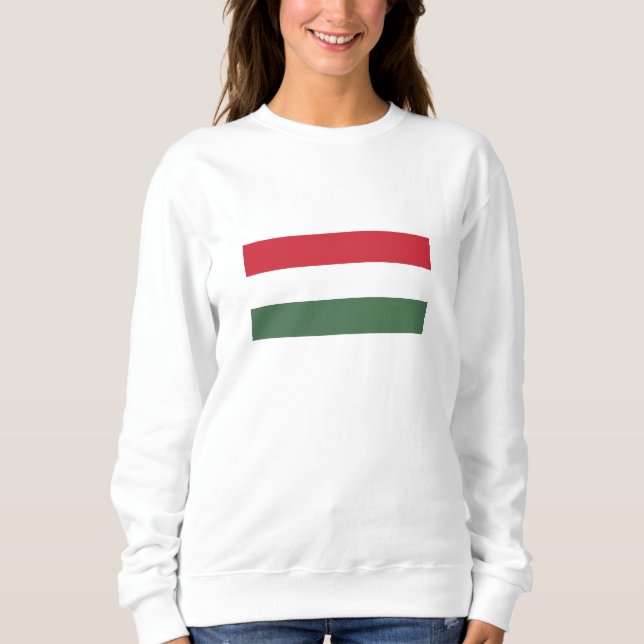 Ungarn-Flagge Sweatshirt (Vorderseite)