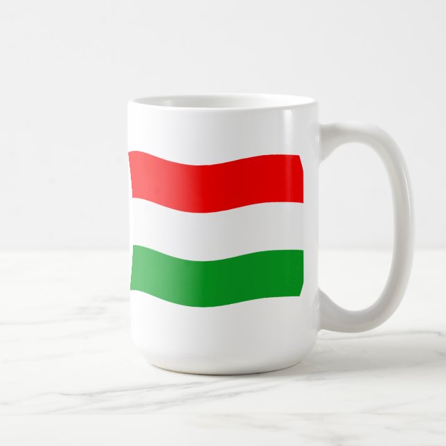 Ungarn Flagge Tasse (Rechts)