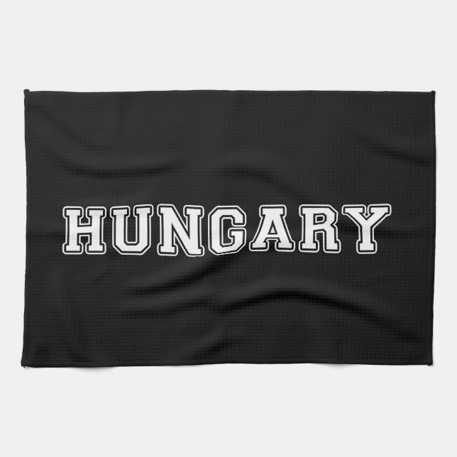 Ungarn Geschirrtuch (Horizontal)