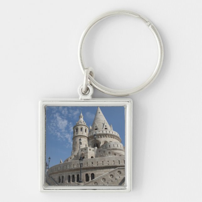 Ungarn, Hauptstadt Budapest. Buda, Burg 2 Schlüsselanhänger (Vorne)