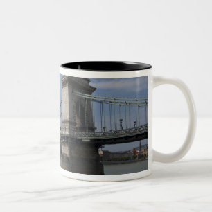Ungarn, Hauptstadt Budapest. Historisch 3 Zweifarbige Tasse
