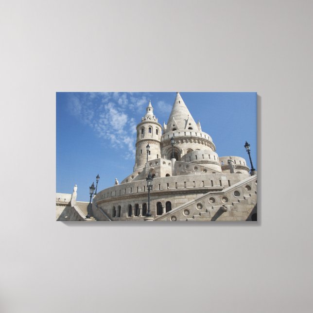 Ungarn, Hauptstadt Stadt Budapest. Buda, Schloss 2 Leinwanddruck (Vorderseite)