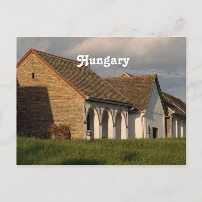 Ungarn Landschaft Postkarte (Vorderseite)