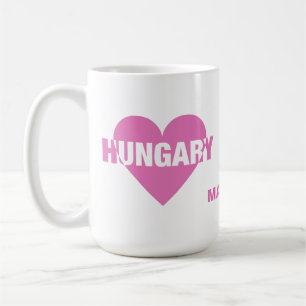 Ungarn Liebe individuelle Name Tasse