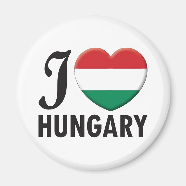 Ungarn Liebe Magnet (Vorne)