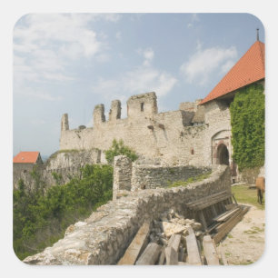 UNGARN, Region Balatonsee, SUMEG: Sumeg Quadratischer Aufkleber