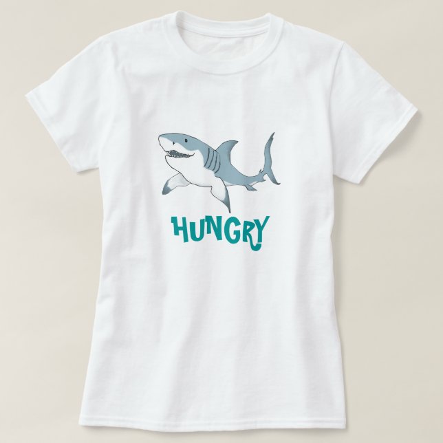 Ungarn Shark Ladys T T-Shirt (Design vorne)