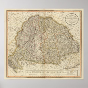 Ungarn, Siebenbürgen, Kroatien Poster