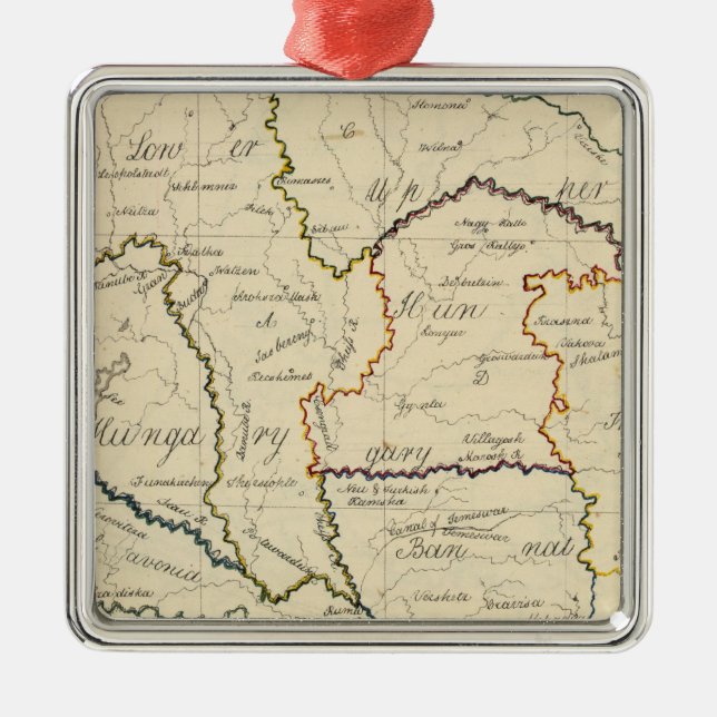 Ungarn, Siebenbürgen Ornament Aus Metall (Vorne)