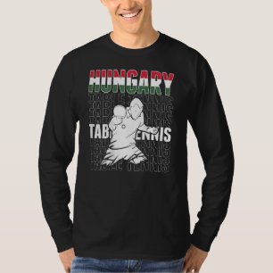 Ungarn Tischtennis Unterstützen Sie Ungarisch Ping T-Shirt