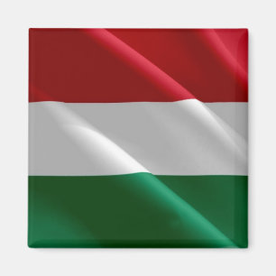 UNGARN, Ungarische Wellenflagge, Kühlschrank Magnet