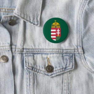 Ungarn Wappen Arme Landesymbol magyar Emblem Fla Button
