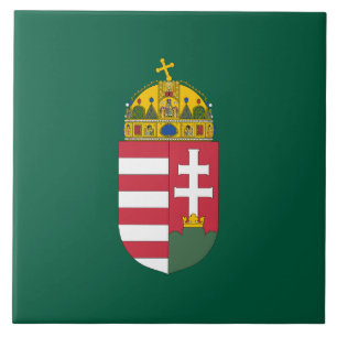 Ungarn Wappen Arme Landesymbol magyar Emblem Fla Fliese