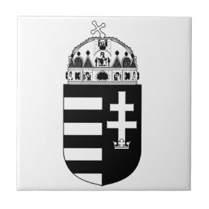 Ungarn Wappen Fliese
