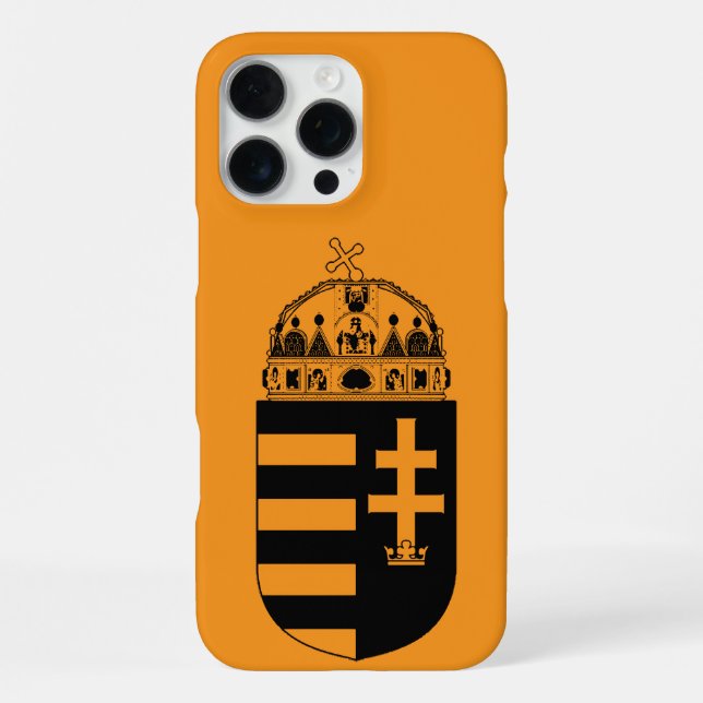 Ungarn Wappen iPhone 16 Pro Max Hülle (Rückseite)