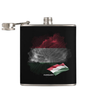 Ungarnflagge Flachmann