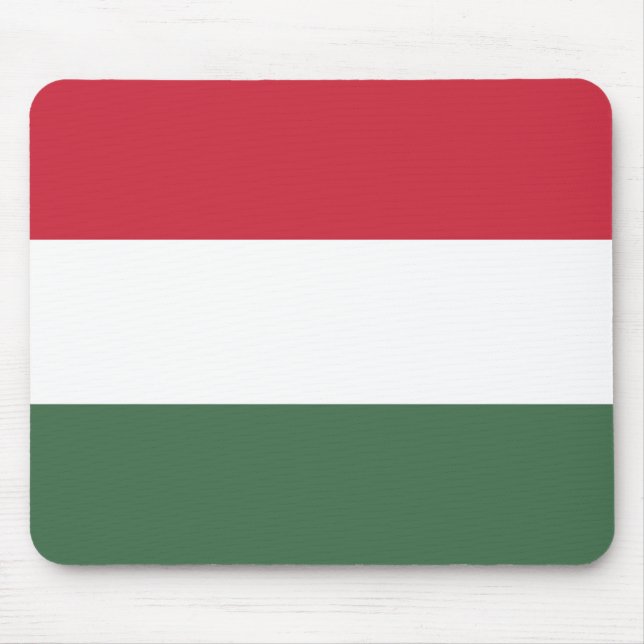 Ungarnflagge Mousepad (Vorne)