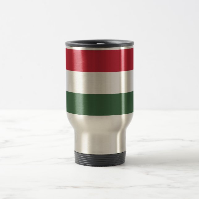Ungarnflagge Reisebecher (Mittel)