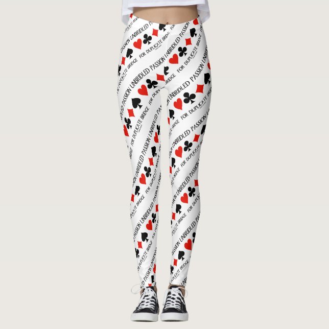 Ungebremste Leidenschaft für Anzug von Duplikaten  Leggings (Vorderseite)