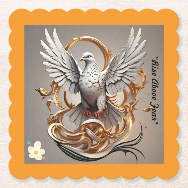 "Ungebrochener Geist" Untersetzer (Vorderseite)