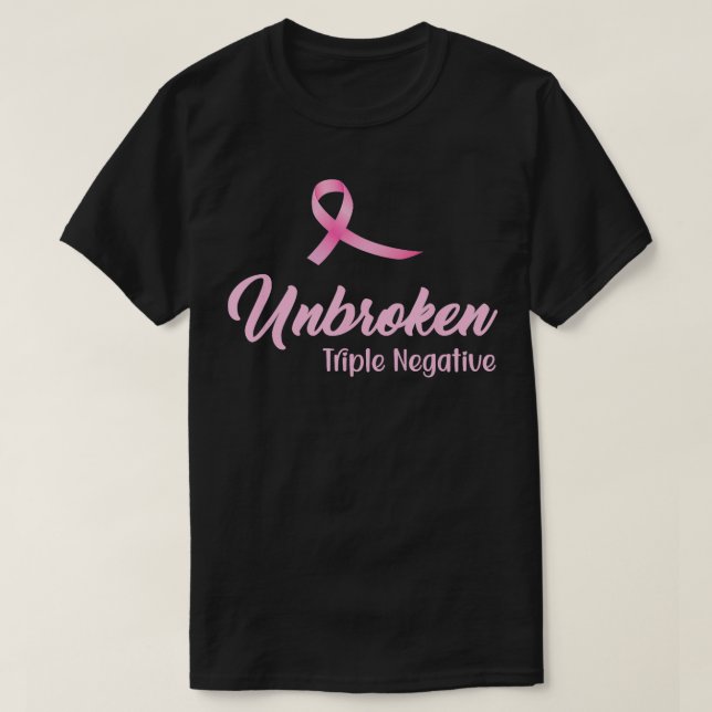 Ungebrochenes Dreifache Negativ T-Shirt (Design vorne)