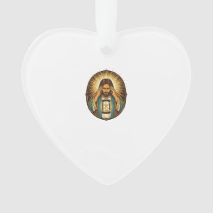Ungeduldiger Jesus Ladeuhr Langsames Internet Te Ornament