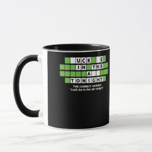 Ungeeignete Spaß Puzzle Luck in der Luft Tasse