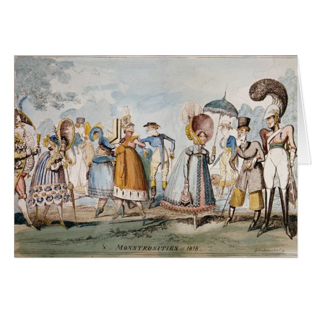 Ungeheuerlichkeiten von 1818 (Vorderseite (Horizontal))