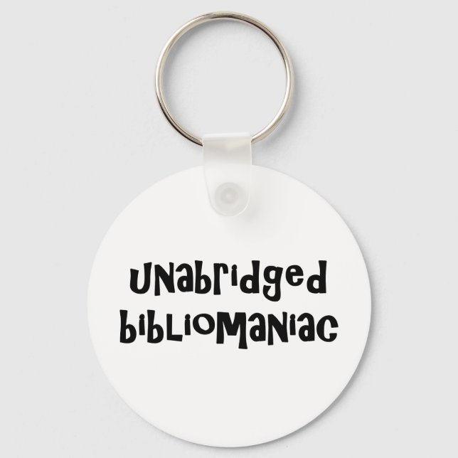 Ungekürzte Bibliomanija Schlüsselanhänger (Vorderseite)