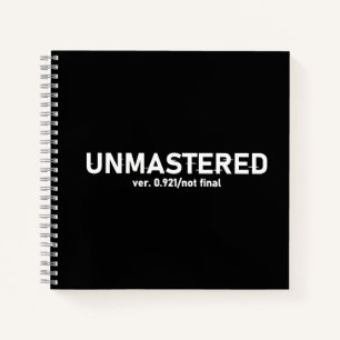 Ungemasterte Audio - Creative Glitch Style V2 Notizbuch