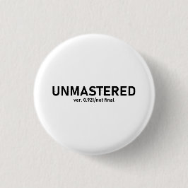 Ungemasterter Audio-T - Shirt - Creative Glitch St Button