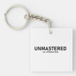 Ungemasterter Audio-T - Shirt - Creative Glitch St Schlüsselanhänger