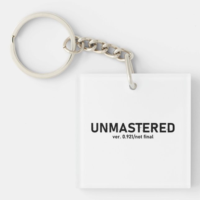 Ungemasterter Audio-T - Shirt - Creative Glitch St Schlüsselanhänger (Vorderseite)