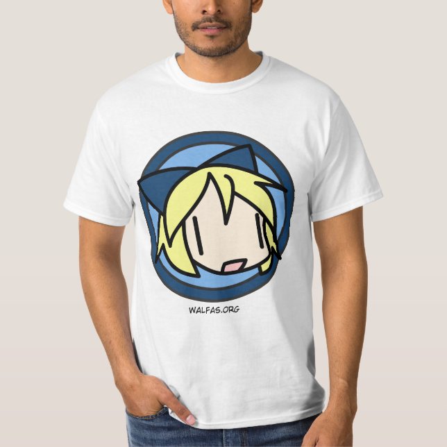 Ungenannter Charakter in einem Kreis T-Shirt (Vorderseite)