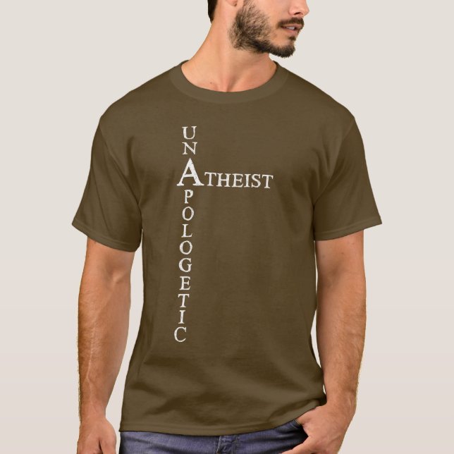 Ungerührter Atheist T-Shirt (Vorderseite)