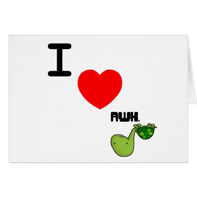 ungeschickte Schildkröte-Liebe (Vorderseite (Horizontal))