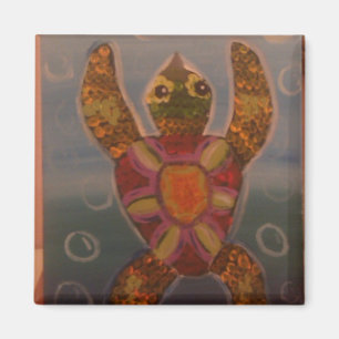 Ungeschickte Schildkröte Magnet