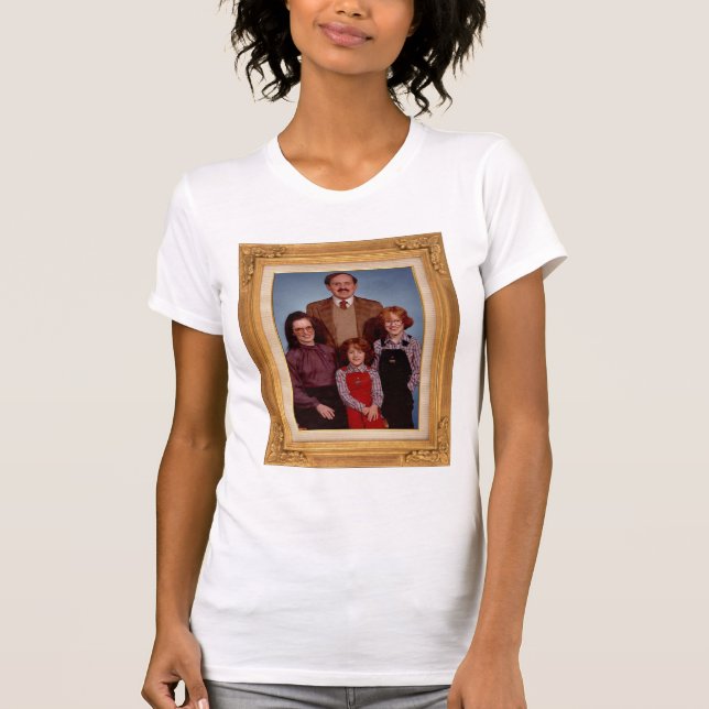 UNGESCHICKTER FAMILIEN-FOTO-T - Shirt (Vorderseite)