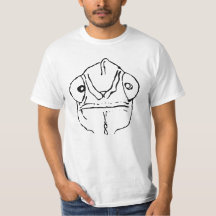 Ungeschicktes Chamäleon-Tier-T-Shirt