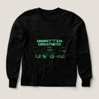 Ungeschriebene Größe Neon Cyberpunk Mädchen T-Shir