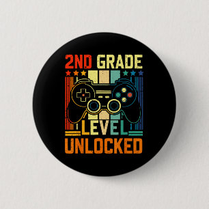 Ungesichertes Videospiel der zweiten Stufe zurück Button