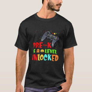 Ungesperrte Videospiele vor der K-Stufe zurück zur T-Shirt