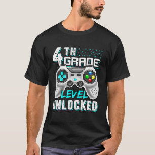 Ungesperrter Video-Gamer der vierten Stufe für Jun T-Shirt