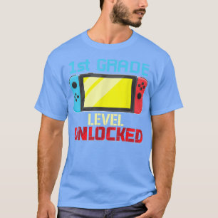 Ungesperrtes Videospiel der 1. Klasse zurück zur S T-Shirt