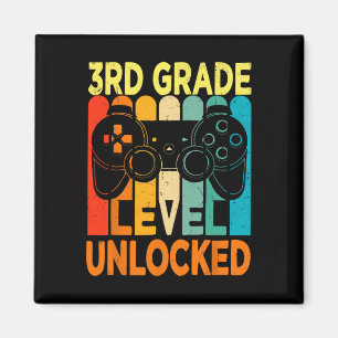 Ungesperrtes Videospiel der dritten Stufe zurück z Magnet