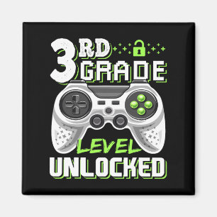 Ungesperrtes Videospiel der dritten Stufe zurück z Magnet