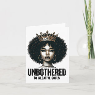 Ungestörte Sy Black Queen American Ladys Karte